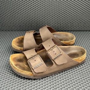 Birkenstock Arizona Mocha Sandals Womens 38 fits size 7/7.5